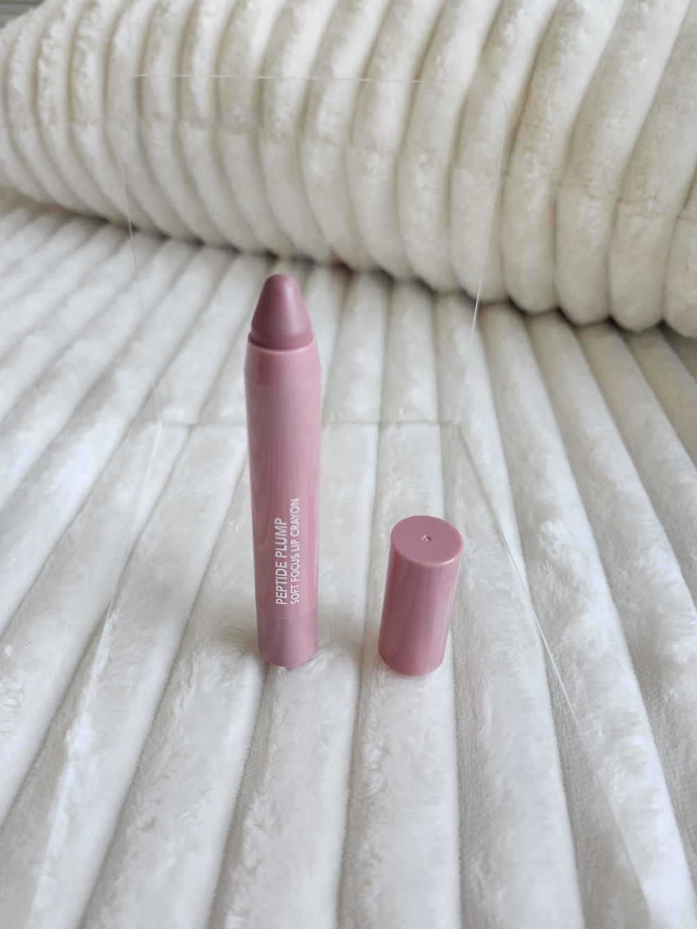 Doll 10 Peptide Plump Soft Focus Lip Crayon Pink Wave New